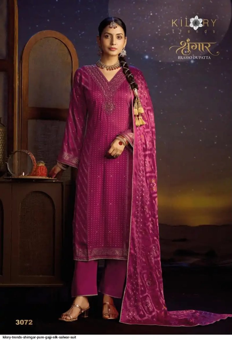 Shringar By Kilory Gajji Silk Dress Materials